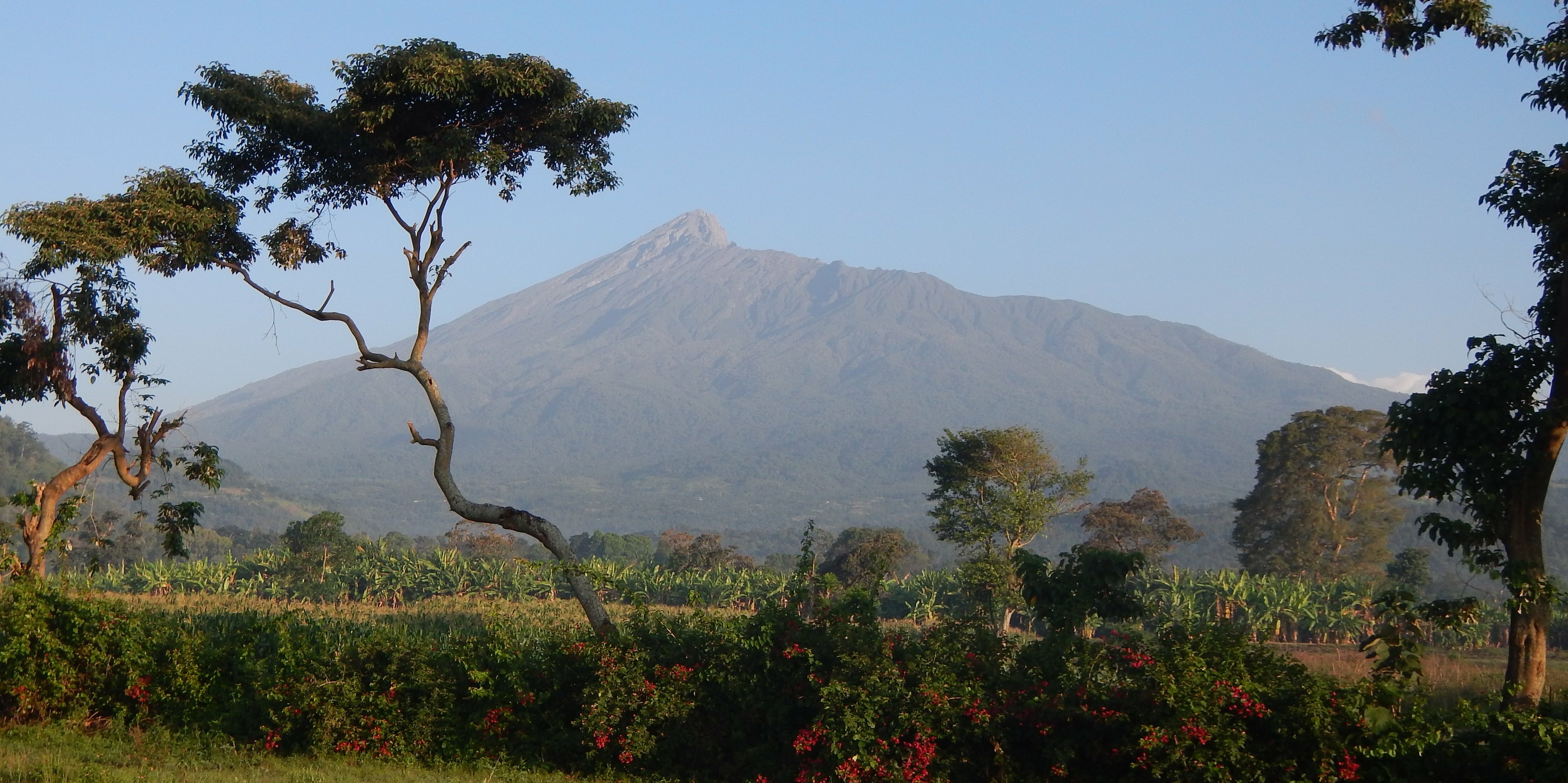 pohled na Mount Meru